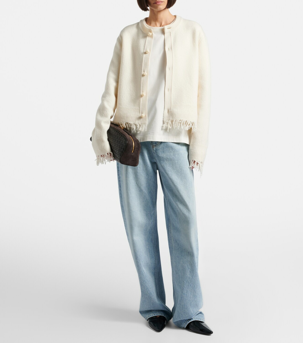 Bottega Veneta Intrecciato leather clutch