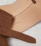 Max Mara Wide suede belt