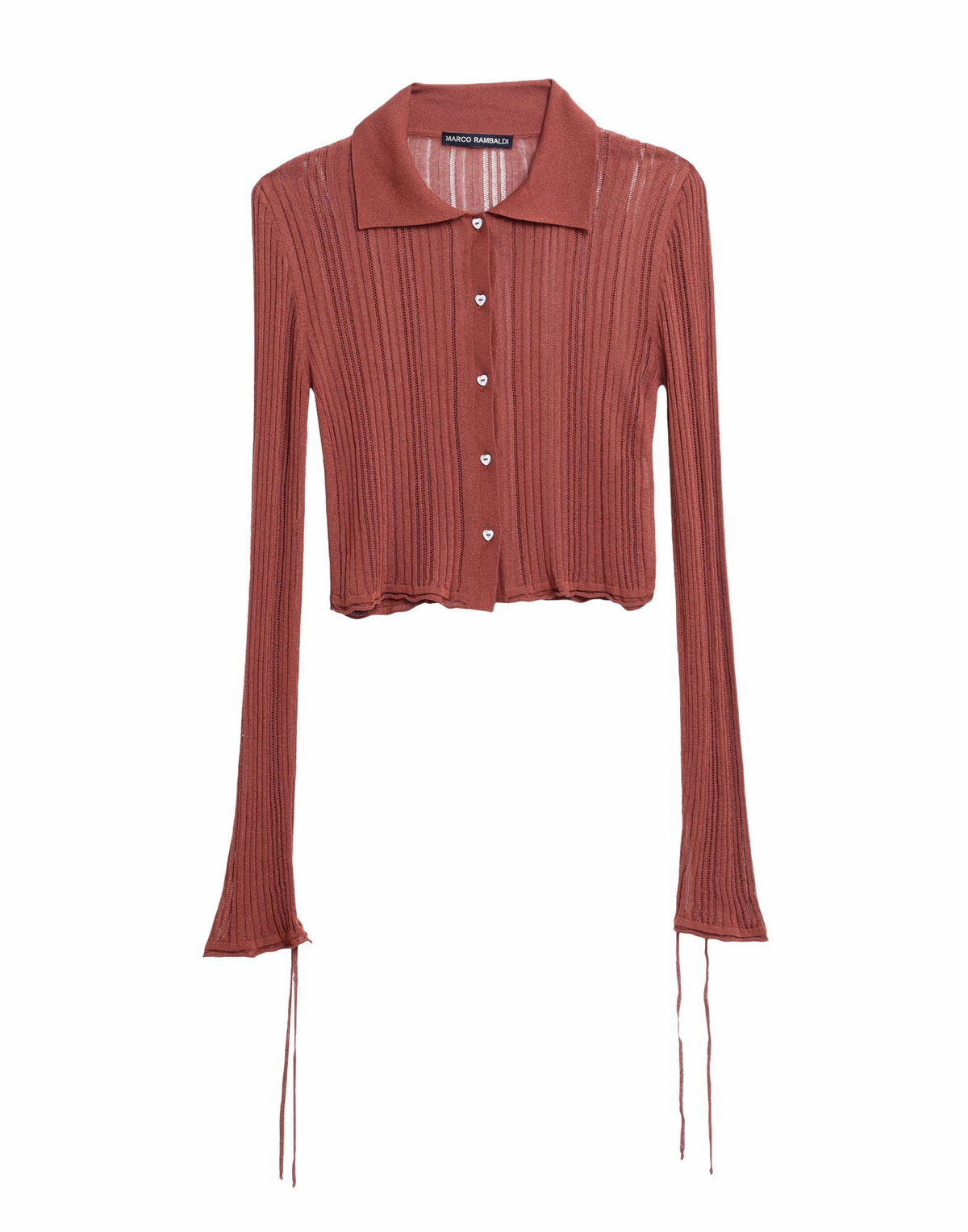 Marco Rambaldi Womens Cardigan in Brown