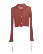 Marco Rambaldi Womens Cardigan in Brown