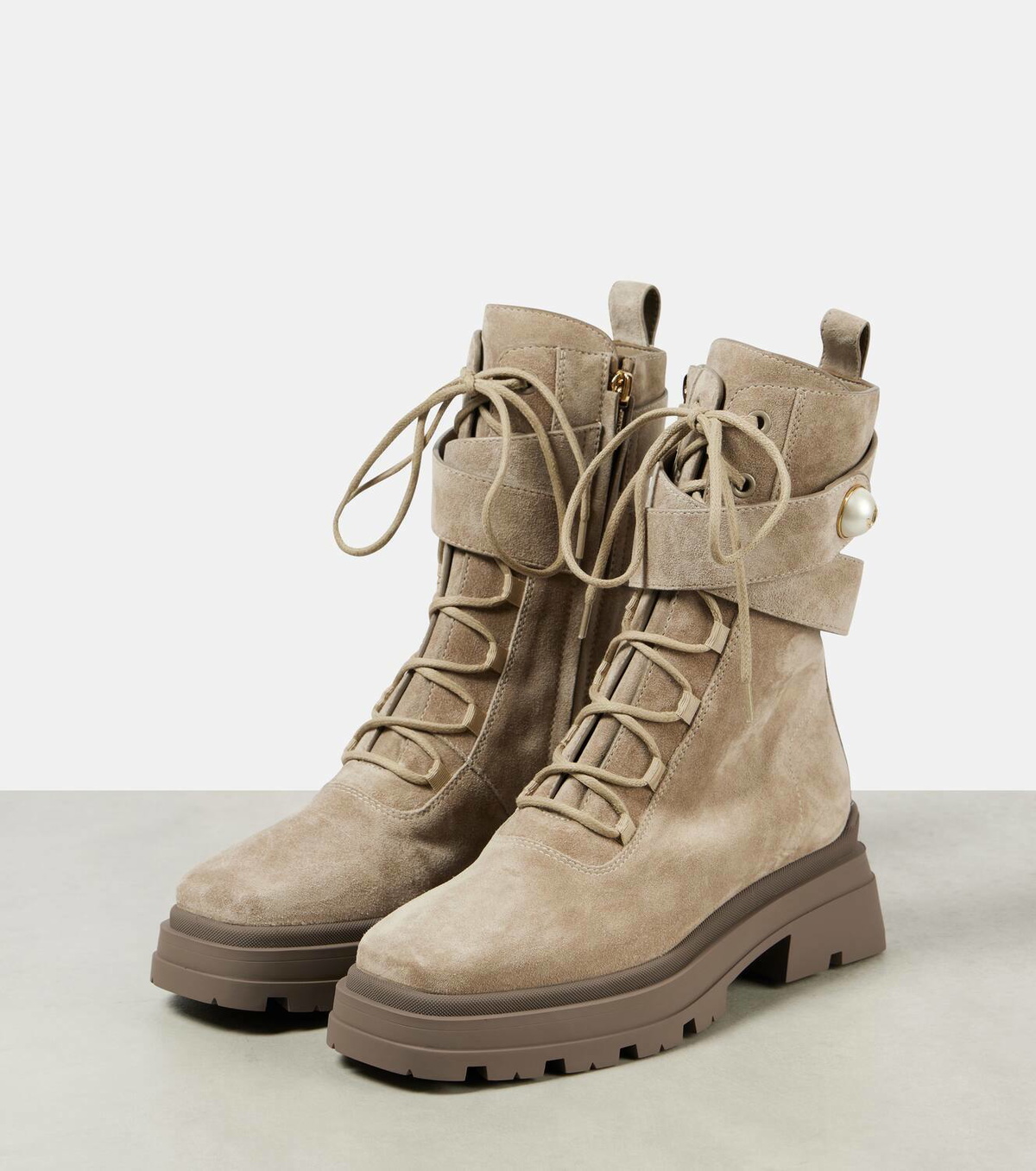 JIMMY CHOO★ ノエミ 45 スエード コンバットブーツ Jimmy Choo Noemi 45 suede combat boots Jimmy Choo