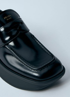 Prada Equal Brushed Leather Loafers