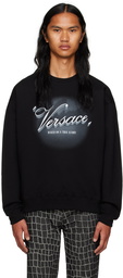 Versace Black Film Titles Sweatshirt