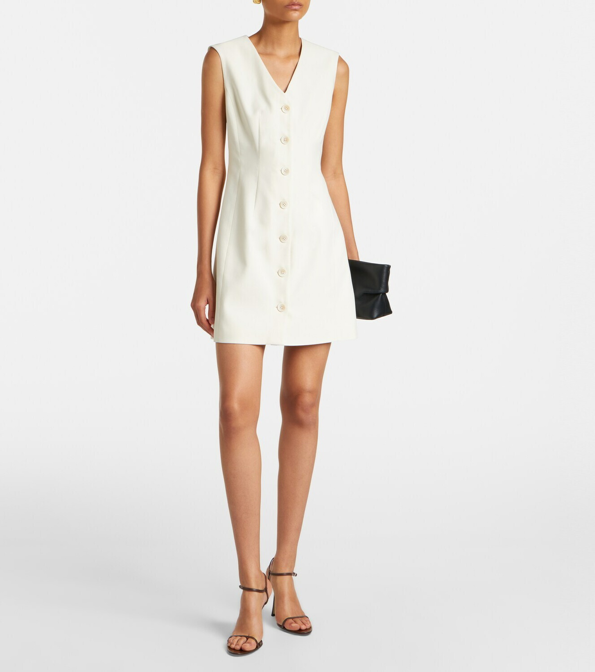 Veronica Beard Devlin cotton-blend twill minidress