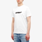 Off-White Men's Spray Arrow Slim T-Shirt in White/White