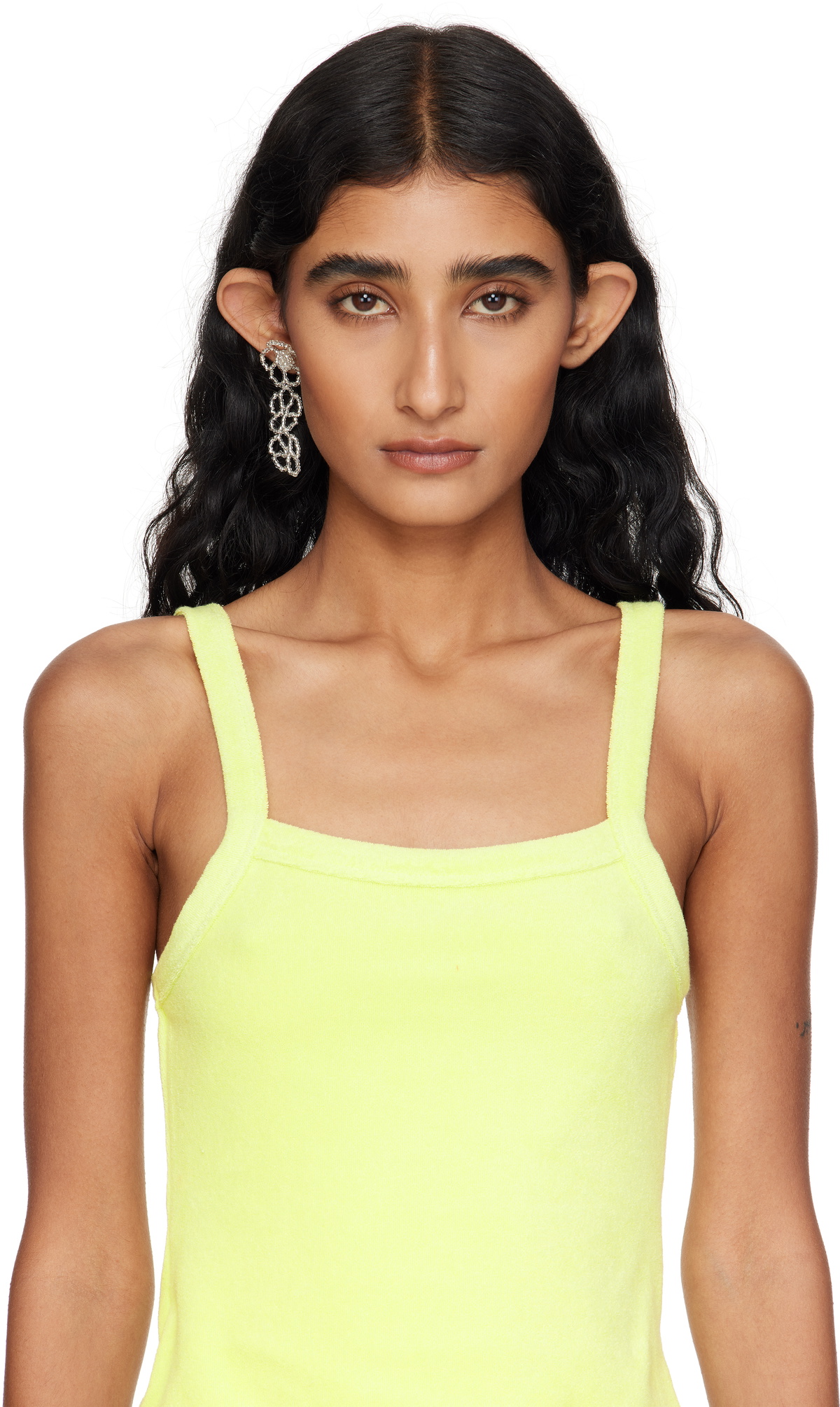 Pura Utz Triple Flower Ear Stick Single Earring