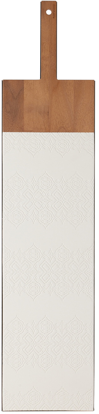 knIndustrie White Glocal In/Taglio 2 Serving Board