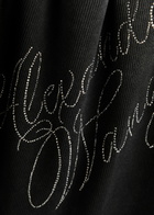 Alexander Wang Logo-embellished Cotton T-shirt Black