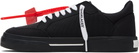 Off-White Black Vulcanized Low Sneakers