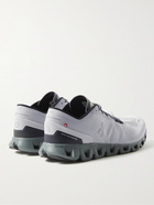 ON - Cloud X Rubber-Trimmed Mesh Running Sneakers - Neutrals