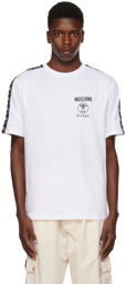 Moschino White Double Question Mark T-Shirt