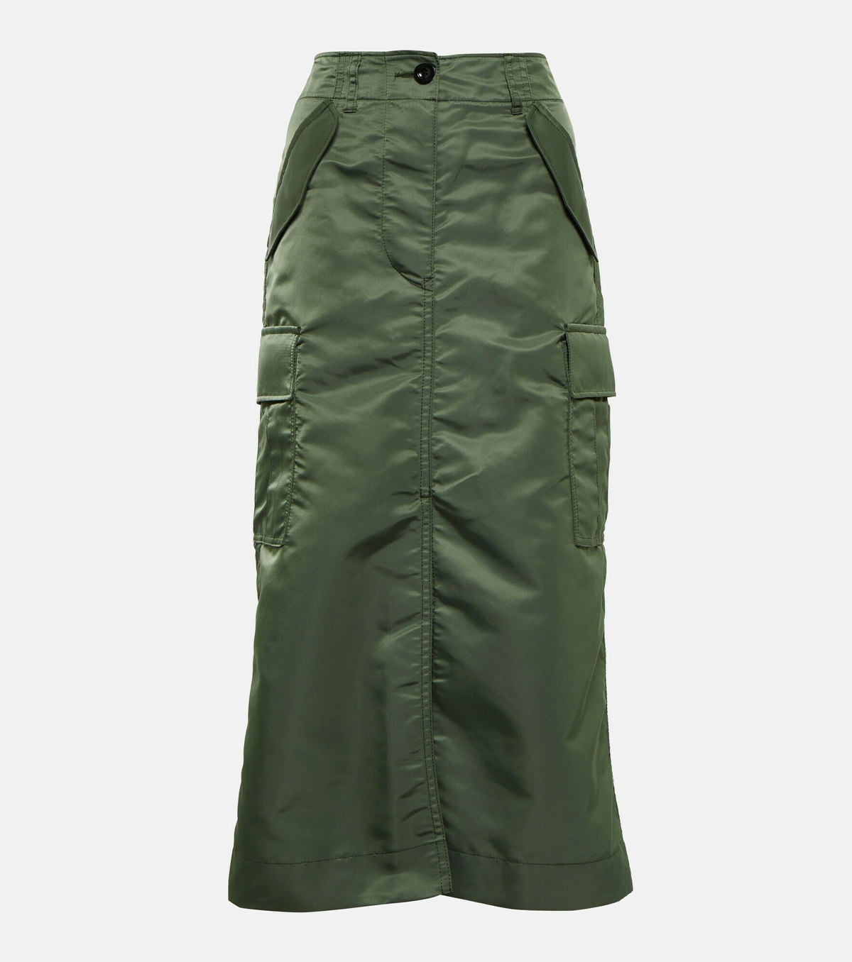 sacai black nylon on feet