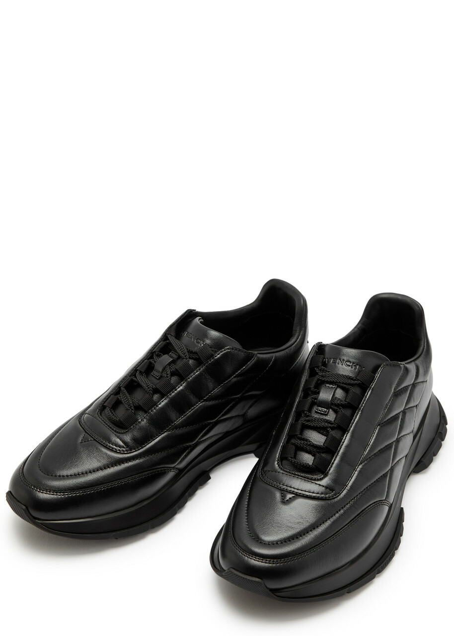 Givenchy Quilted Leather Sneakers Black