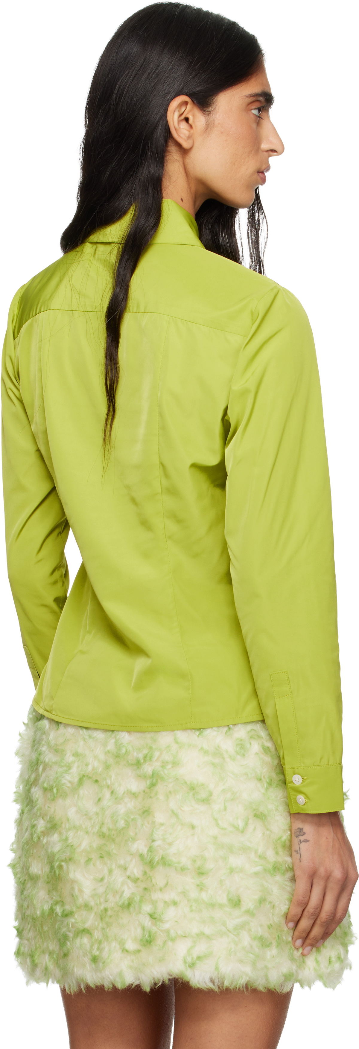 Sandy Liang Green Levi Shirt