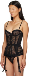 Agent Provocateur Black Mercy Corset