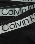 Calvin Klein Underwear Sustain Steel Cotton Boxer Brief 3 Pack Black - Mens - Boxers & Briefs