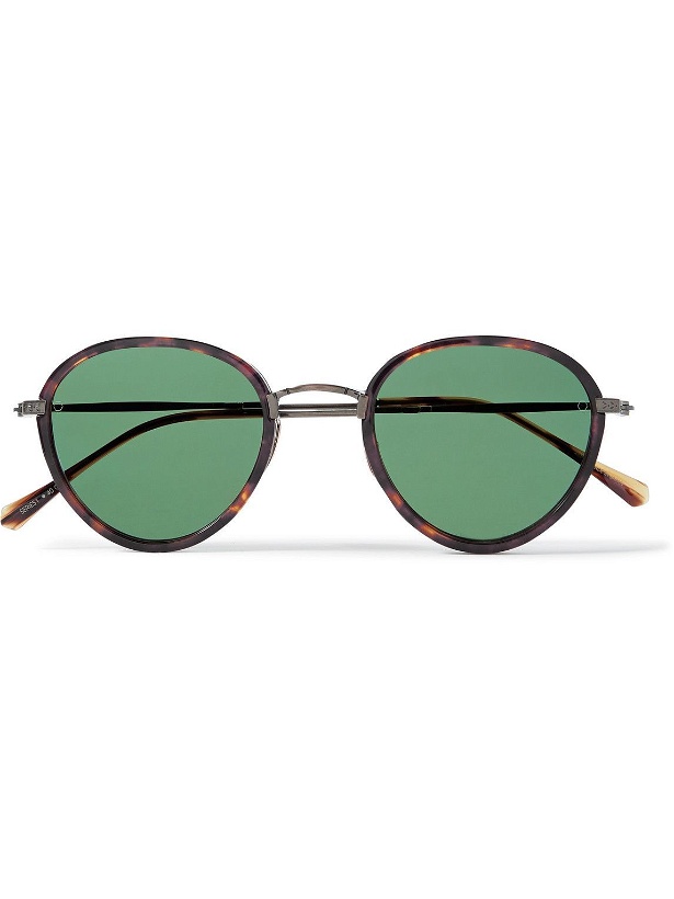 Photo: Mr Leight - Monterey SL Tortoiseshell Acetate and Bronze-Tone Sunglasses