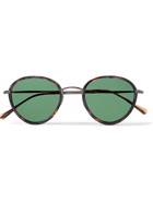 Mr Leight - Monterey SL Tortoiseshell Acetate and Bronze-Tone Sunglasses