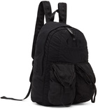 C.P. Company Black Taylon Mixed Backpack