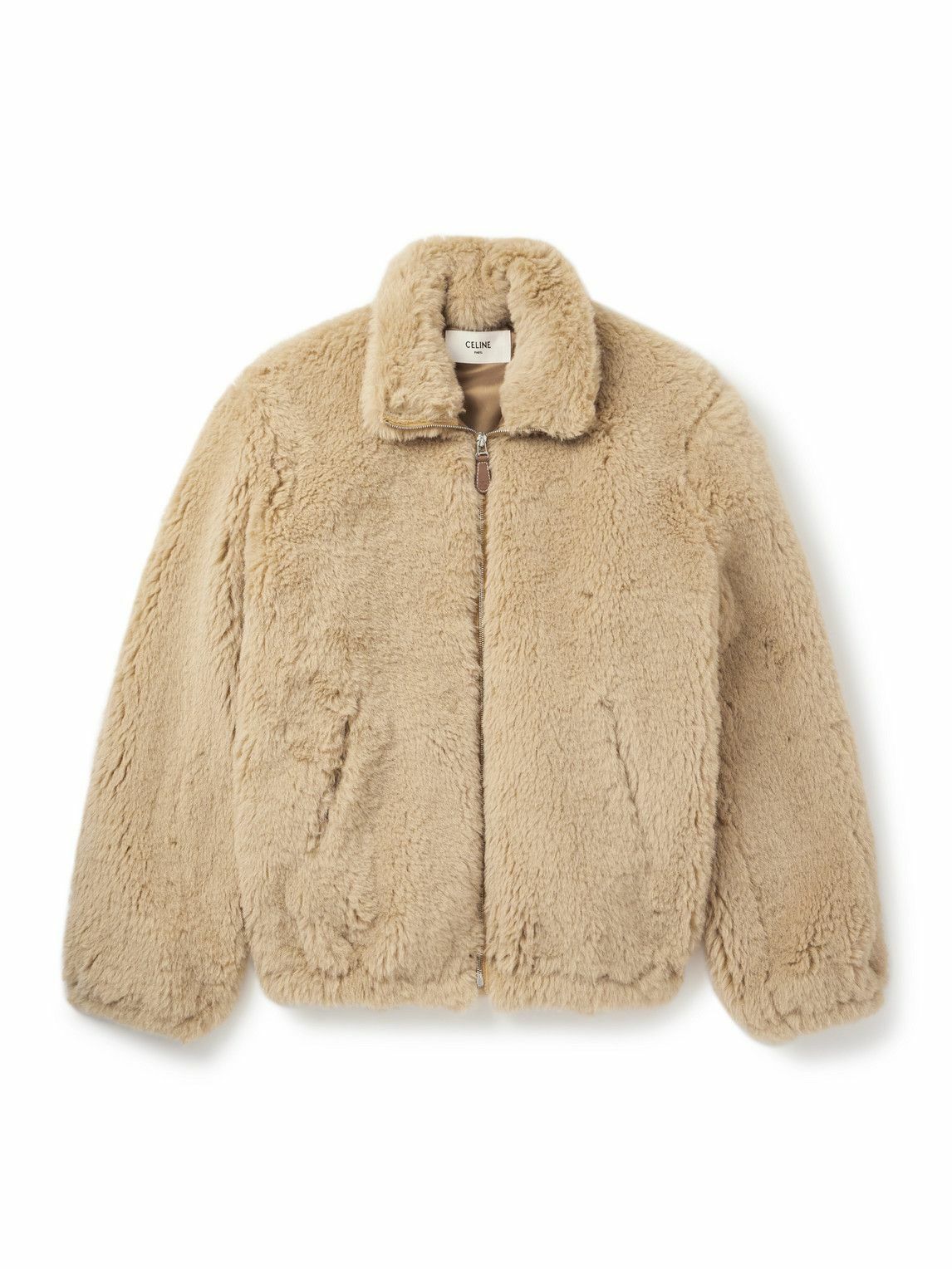 CELINE - Alpaca and Cotton-Blend Jacket - Neutrals