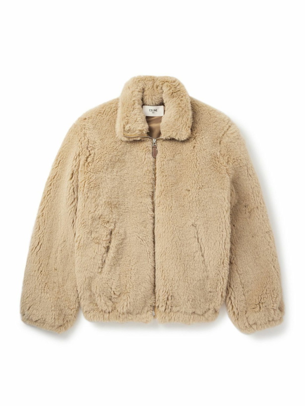 Photo: CELINE - Alpaca and Cotton-Blend Jacket - Neutrals