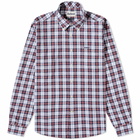 Barbour Men's Foxlow Tailored Shirt in Chilli Red Highland Check