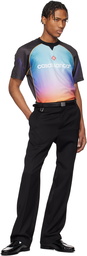 Casablanca Multicolor Gradient Football T-shirt