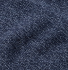 Loro Piana - Slim-Fit Mélange Baby Cashmere Sweater - Men - Navy