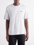Jacquemus - Logo-Appliquéd Cotton-Jersey T-Shirt - Gray