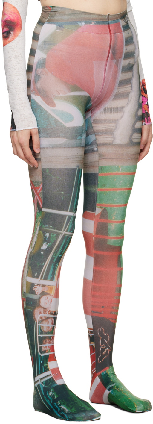 TYT Multicolor 'Thrill Seekers, Hold On' Tights
