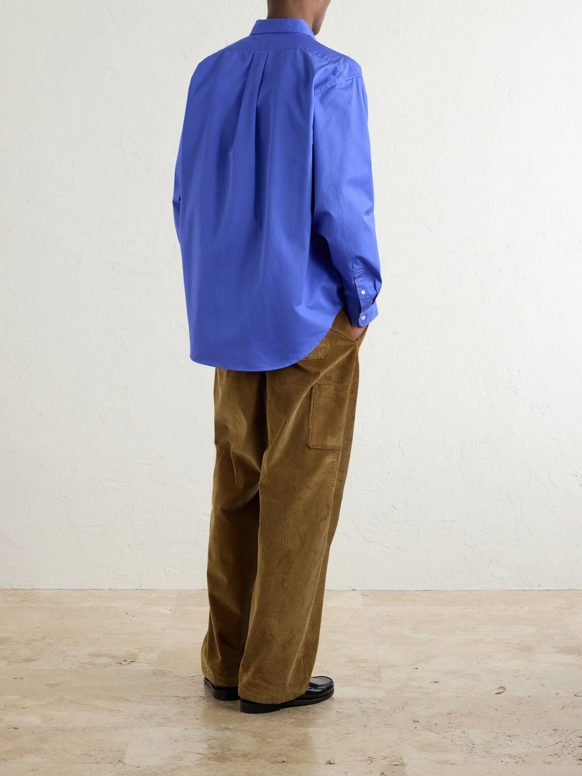 Aimé Leon Dore - Logo-Embroidered Cotton Shirt - Blue