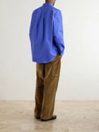 Aimé Leon Dore - Logo-Embroidered Cotton Shirt - Blue