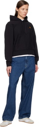 Carhartt Work In Progress Black American Script Hoodie