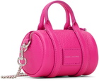 Marc Jacobs Pink 'The Leather Nano Duffle Crossbody' Bag