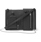 Ader Error - Tetristype Leather Messenger Bag - Black