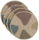 Misette Multicolor Natural Hand-Woven Jute Placemat Set