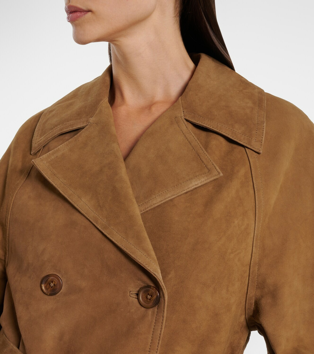 Róhe Belted suede jacket