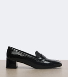 Prada Patent leather loafer pumps