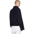 Maison Margiela Blue Wool Traditional Jacket