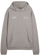 Club 1984 Melrose Hooded Cotton Sweatshirt Grey