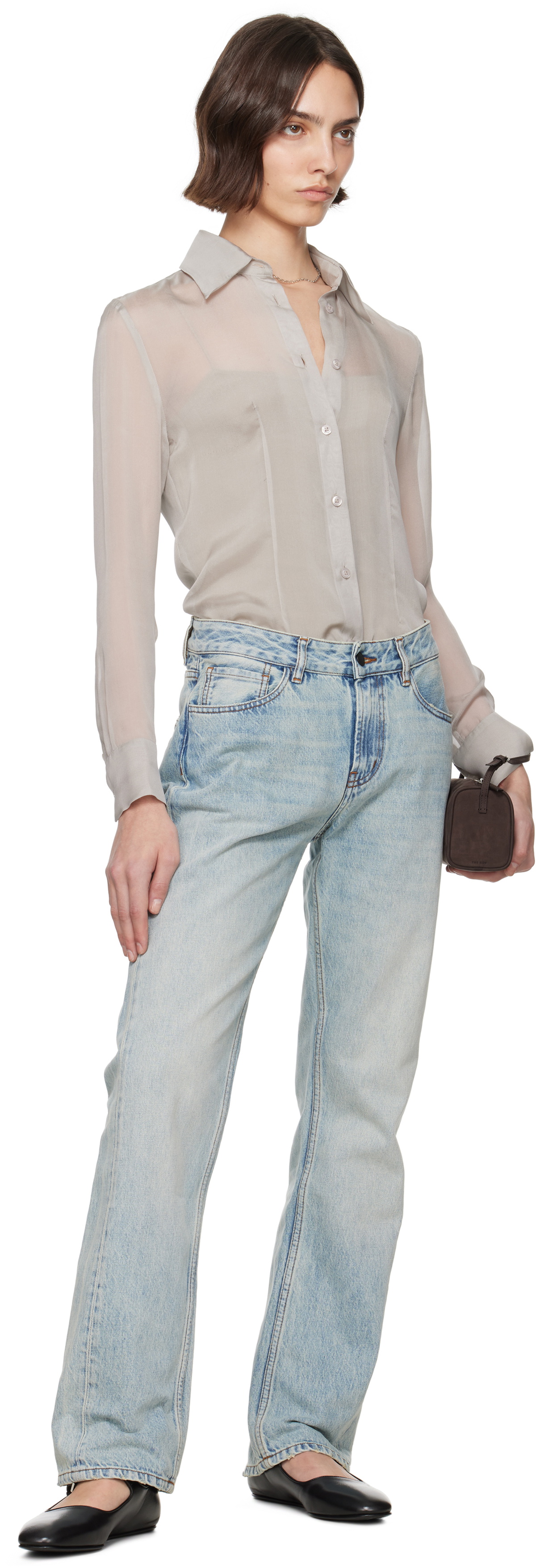 Kallmeyer Blue Adina Low-Rise Jeans