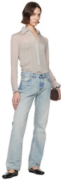 Kallmeyer Blue Adina Low-Rise Jeans