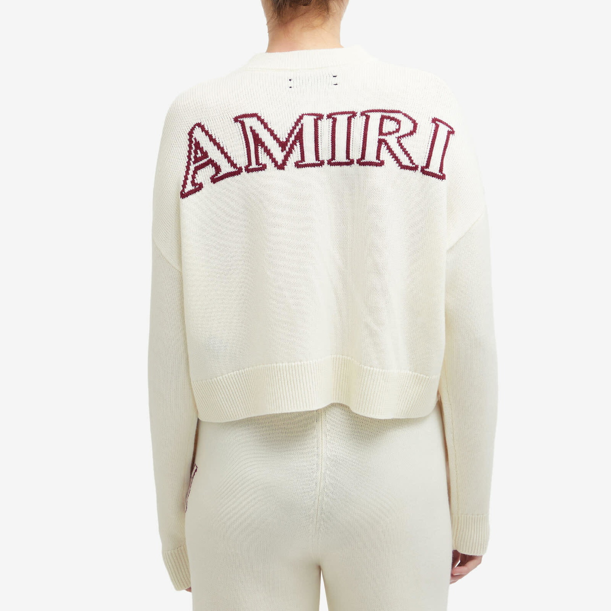 AMIRI Women's Crewneck in Alabaster