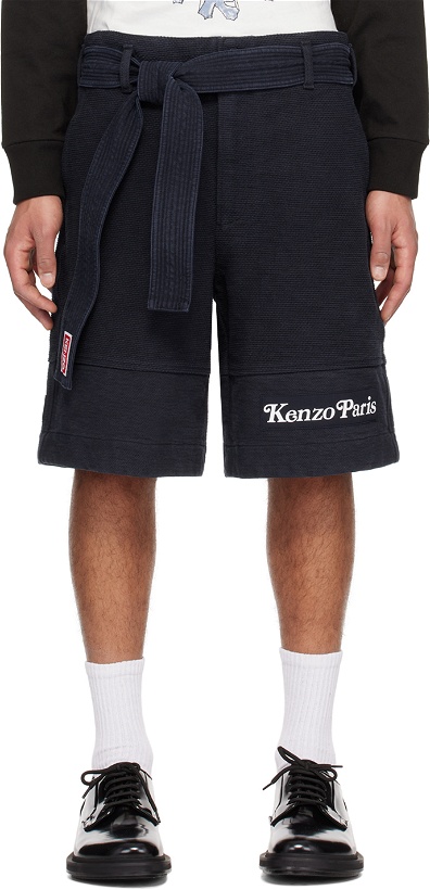 Photo: Kenzo Navy Kenzo Paris VERDY Edition Judo Shorts