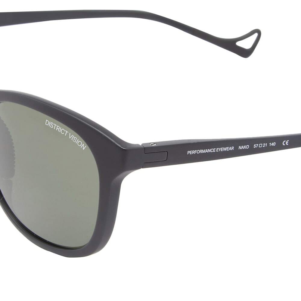 District Vision Men's Nako Multisport Sunglasses in Black District