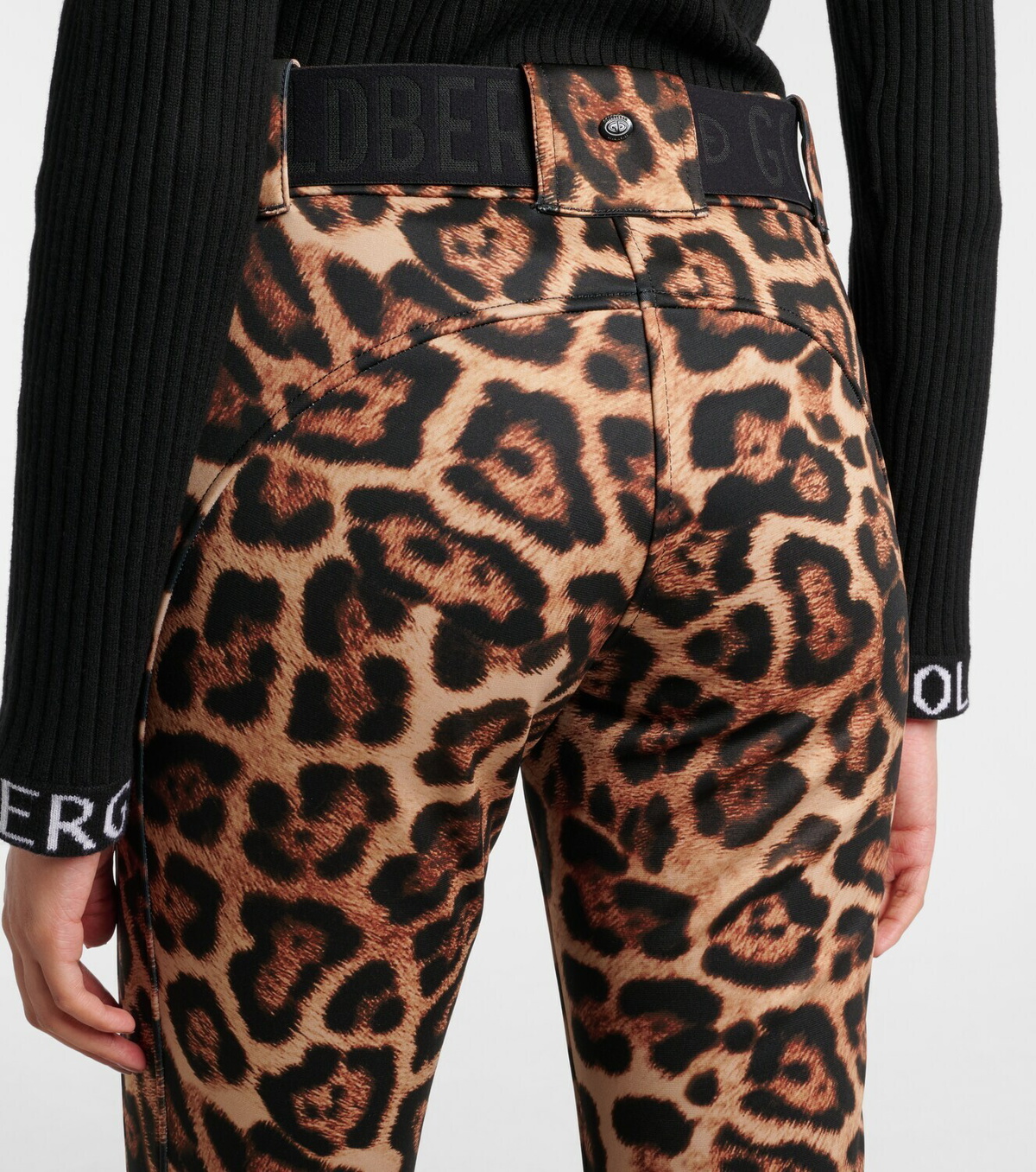 Goldbergh Minou leopard-print ski pants