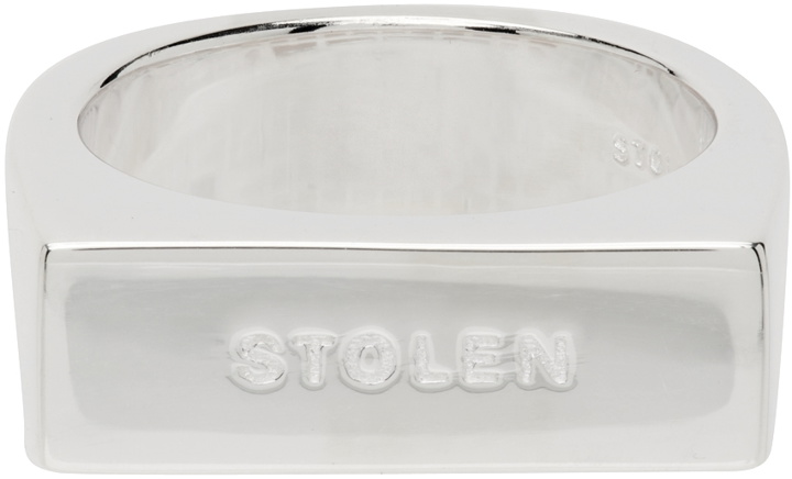 Photo: Stolen Girlfriends Club Silver Stamp Signet Ring