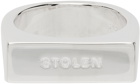 Stolen Girlfriends Club Silver Stamp Signet Ring