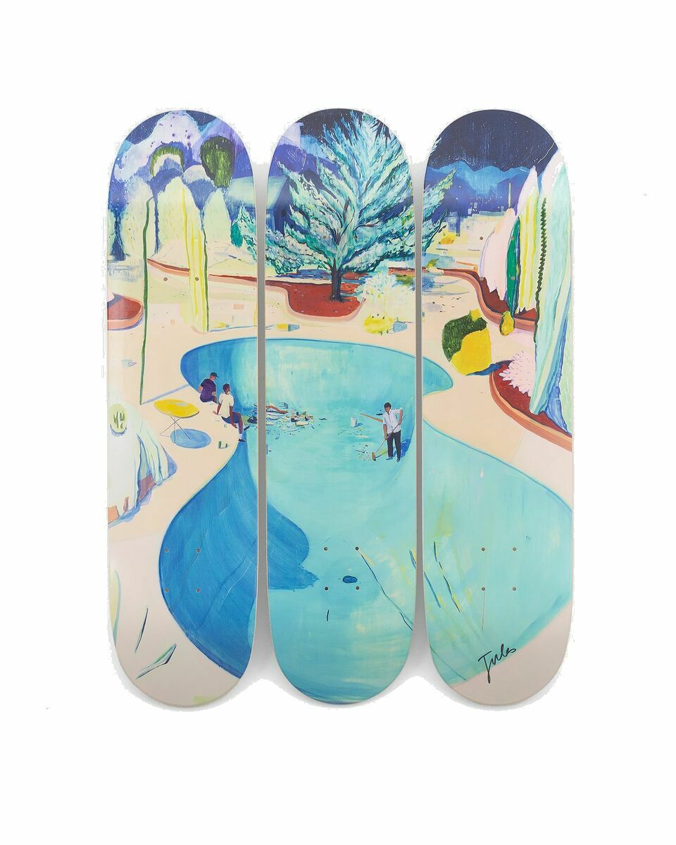 THE SKATEROOM - Peanuts by André Saraiva Set of Three Printed Wooden  Skateboards - Pink The SkateRoom