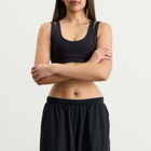 Nike Women's x SKIMS Matte Double Strap Scoop Bra in Obsidian